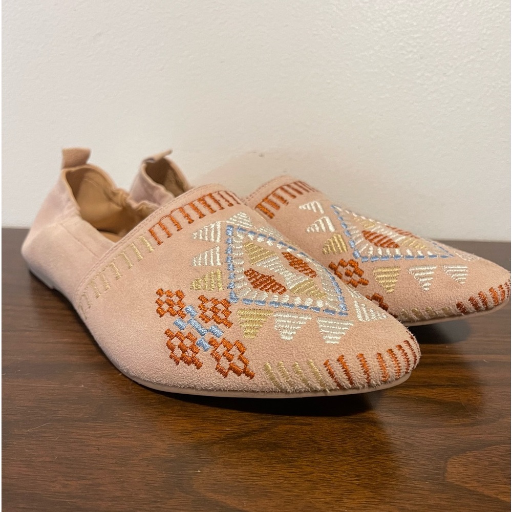 Bird of Light slip on suede shoe NWOT